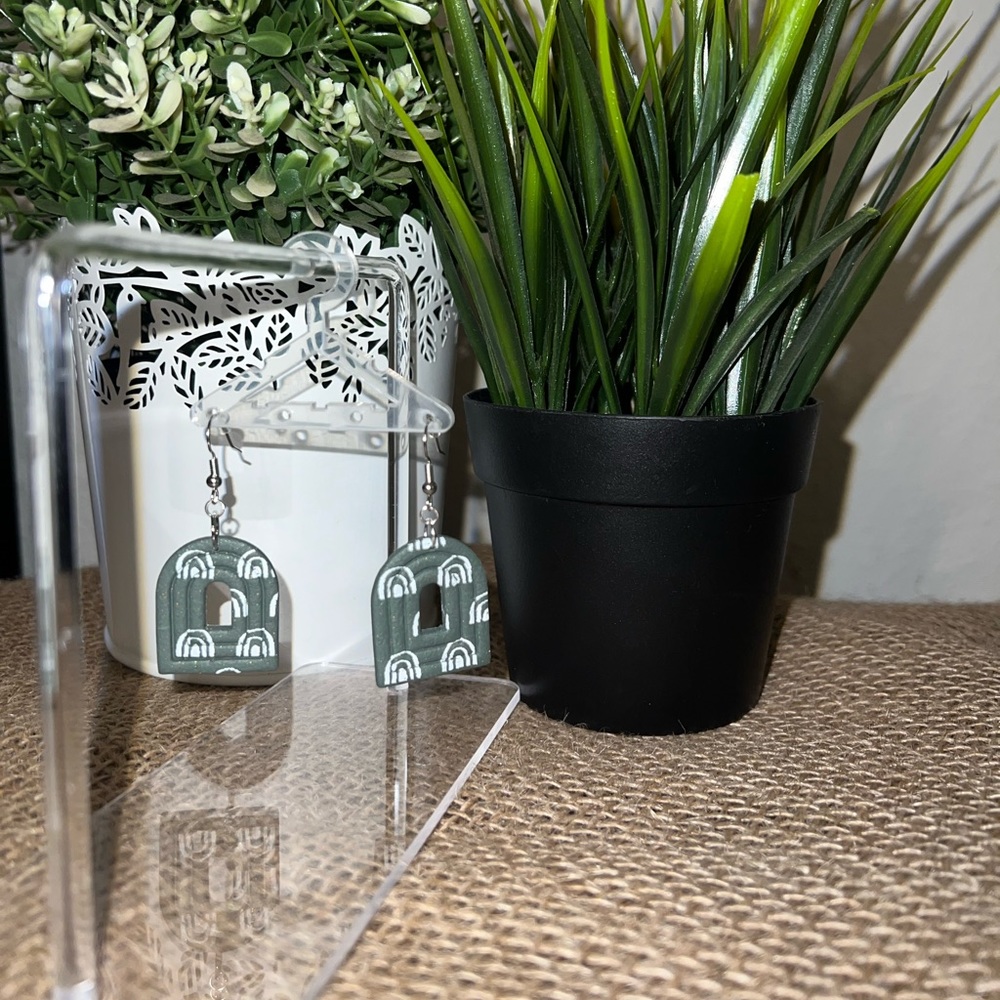 Polymer clay earrings
